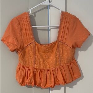 Orange Women's Top